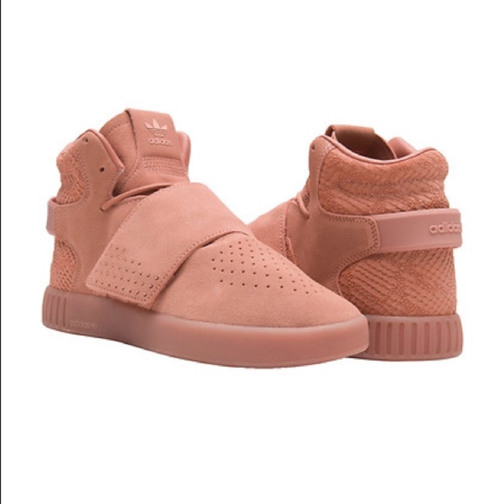 Pink Adidas Tubular Sneakers